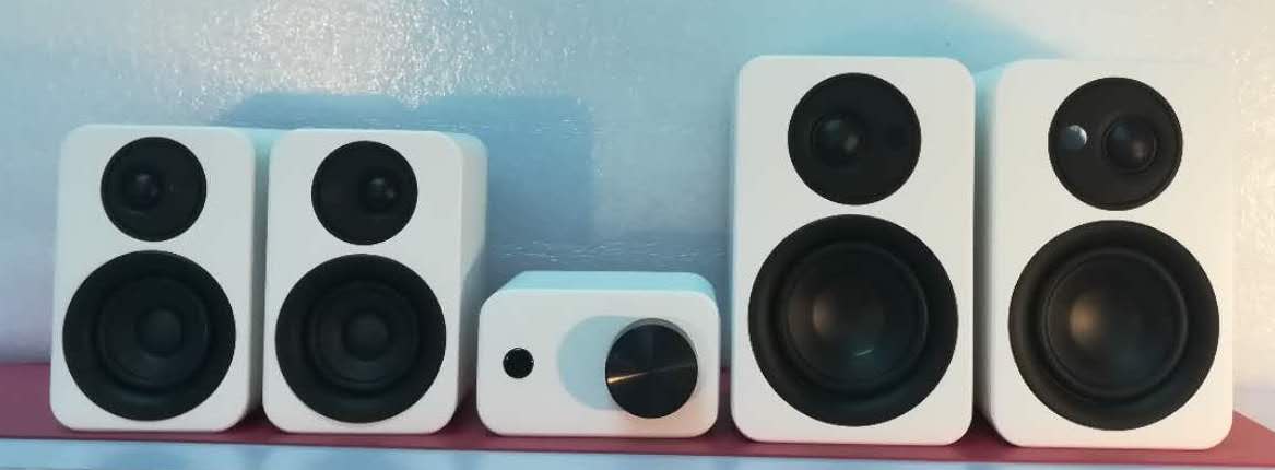 Pembesar suara aktif-5 inci pembesar suara monitor studio bluetooth stereo