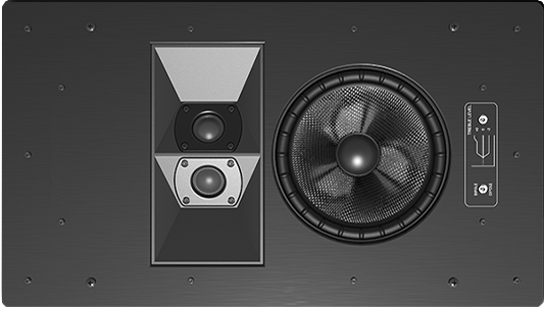 Pembesar Suara Dinding Teater Rumah HIFI Surround 8 inci