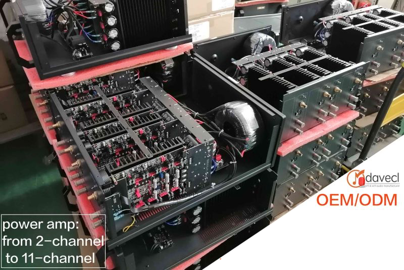 Penguat kuasa tinggi 4 saluran untuk sistem teater rumah